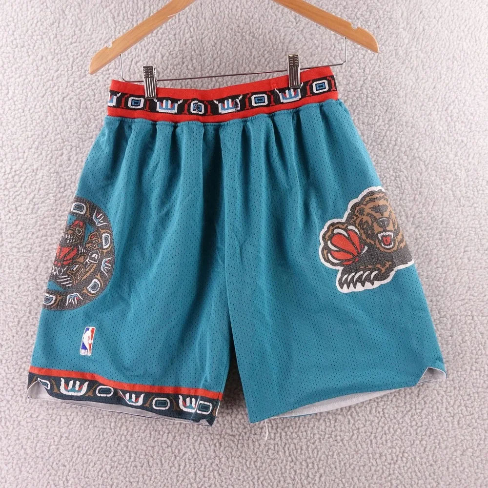 Just Don Vancouver Grizzlies‎ 1995-96 Basketball Shorts Teal Mens Large NBA